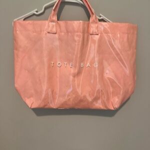 Pink Tote Bag new never used bought off TikTok